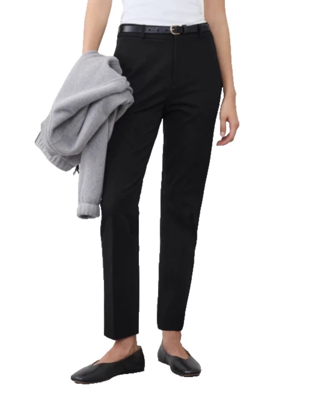Banana Republic Sz 10 Sloan Slim High Rise Ankle Business Office Black Pants